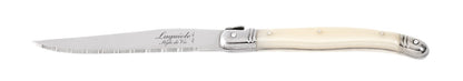 Laguiole Premium Collection Steak Knives Set of 6 - Pearl