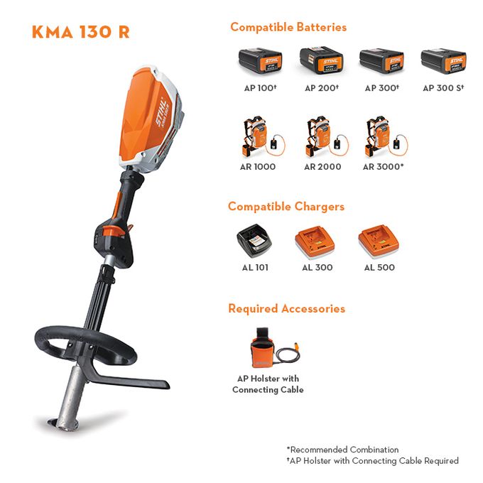 Stihl Kma 130R Battery KombiMotor Ap System - Unit only