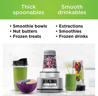 Ninja Foodi Power Nutri Duo Smoothie Bowl Maker & Blender - Grey