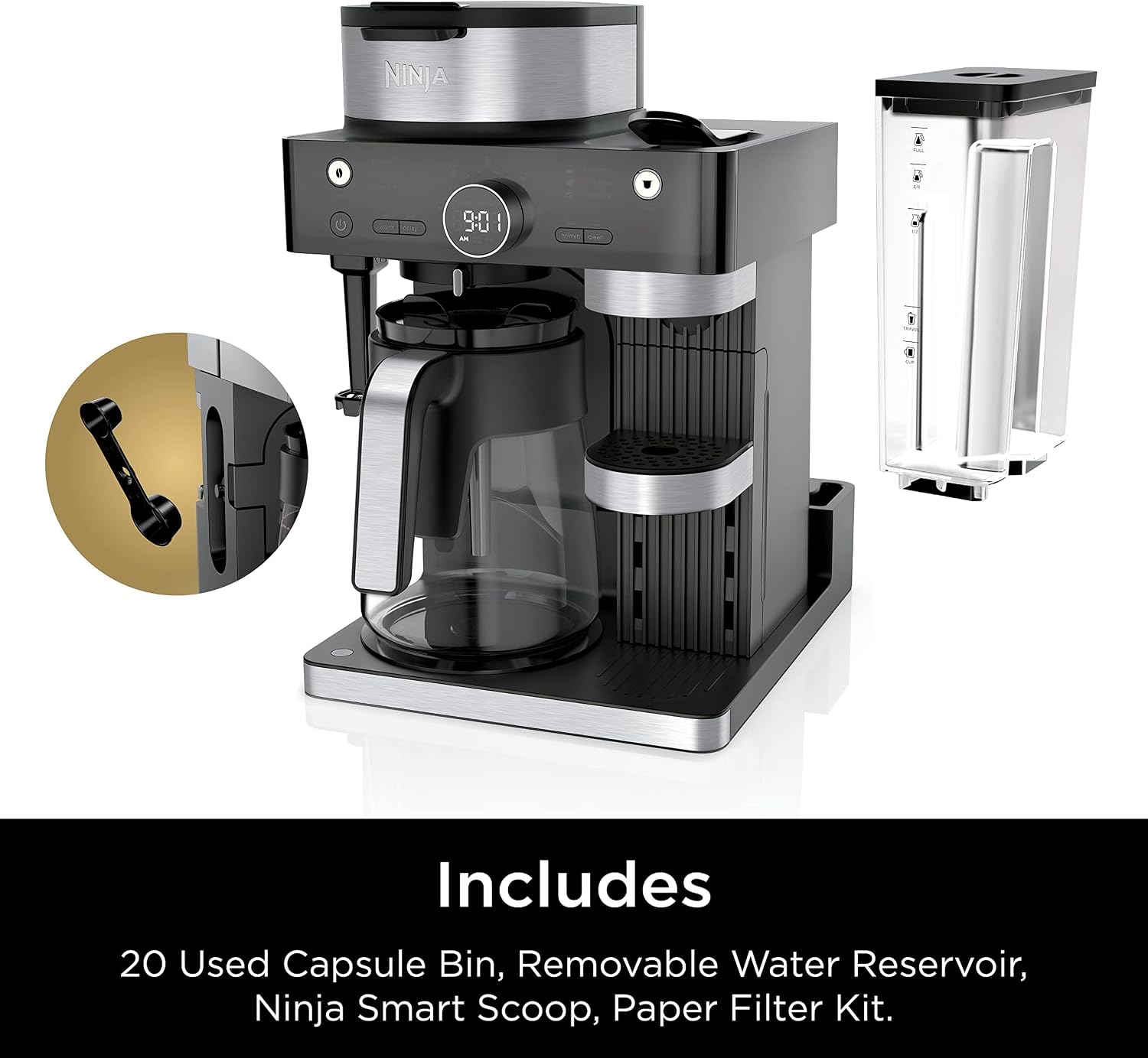 Ninja Espresso & Coffee Barista System - Black