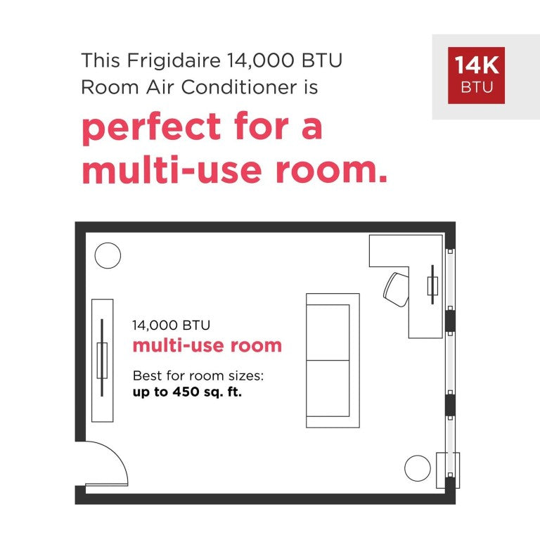 Frigidaire 3-in-1 Portable Room Air Conditioner 14,000 Btu