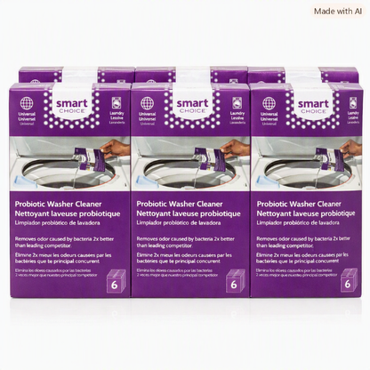 Frigidaire Smart Choice Probiotic Washer Cleaner - 6 Pack