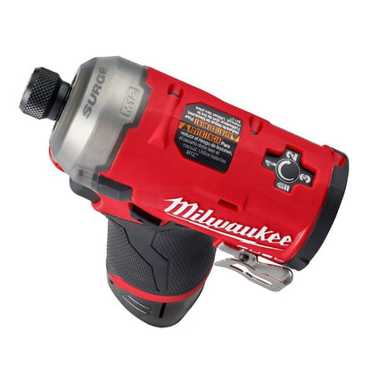 M12 FUEL SURGE 1/4 in. Hex Hydraulic Driver 2 Battery Kit