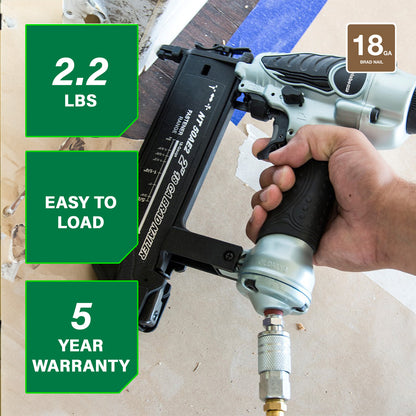 Metabo 5/8" to 2" HPT 18 Gauge Pneumatic -  Brad Nailer