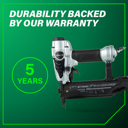Metabo 5/8" to 2" HPT 18 Gauge Pneumatic -  Brad Nailer