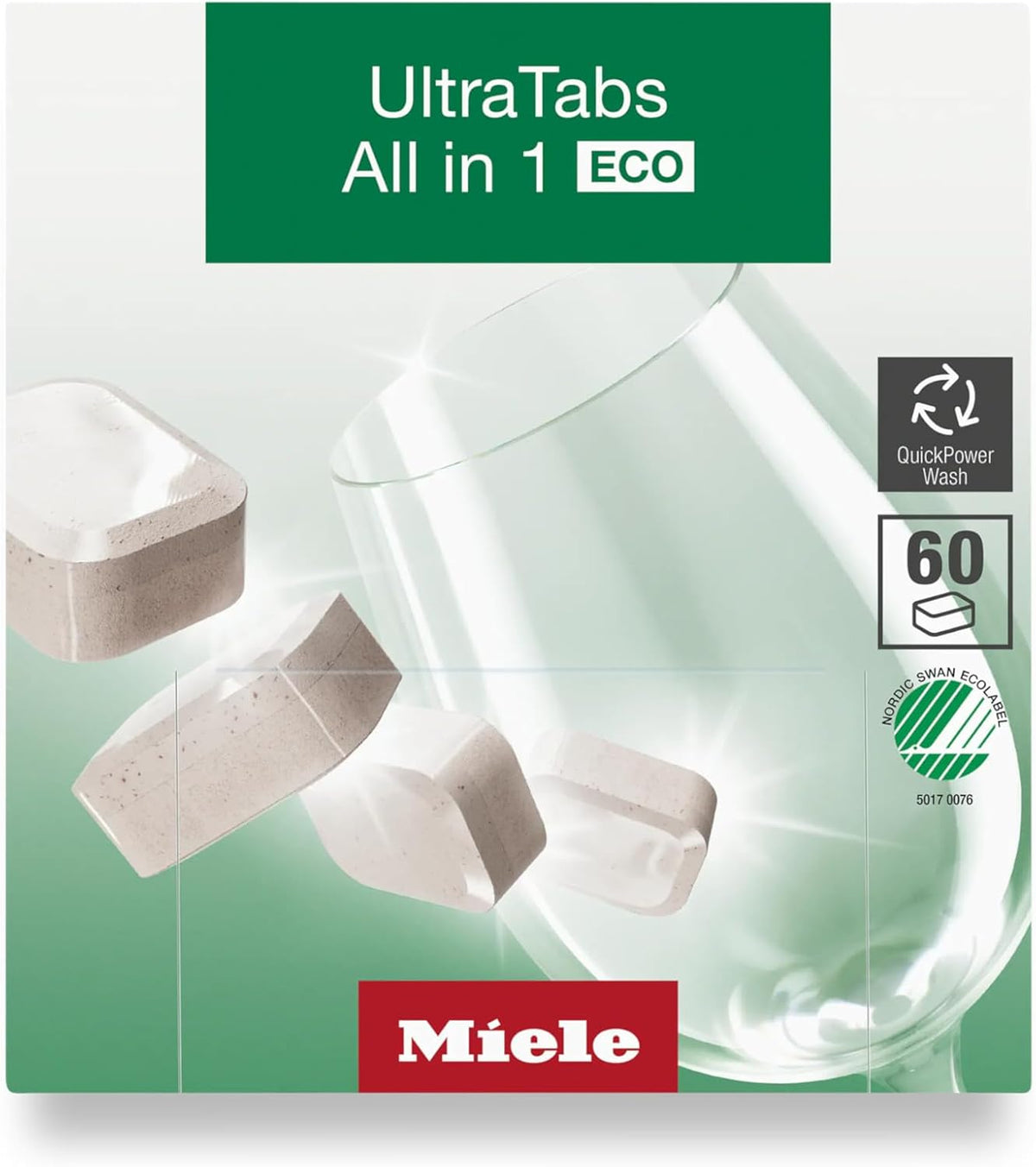 Miele Diswasher UltraTabs Eco 60 Tabs