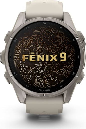 Garmin Fenix 9 43mm Titanium - Fog Gray
