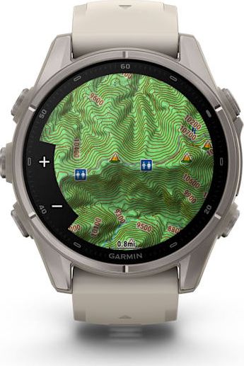 Garmin Fenix 9 43mm Titanium - Fog Gray