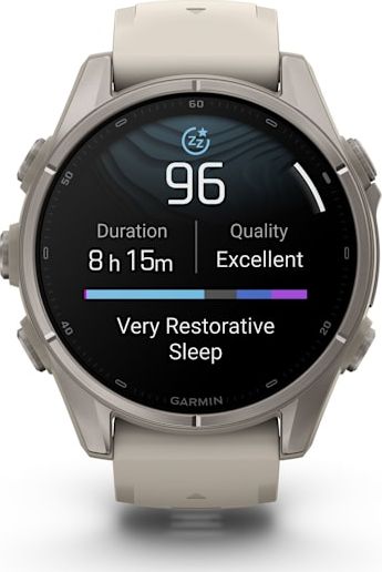 Garmin Fenix 9 43mm Titanium - Fog Gray