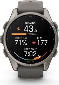 Garmin Fenix 9 43mm Titanium - Pebble Gray