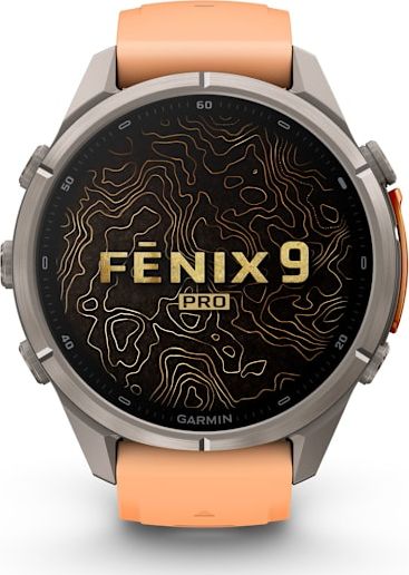 Garmin Fenix 9 Pro 43mm Titanium - Shell Pink