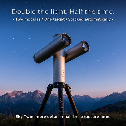 Vaonis Atlas 80mm Apochromatic Smart Telescope with Sony IMX585 Sensor - 2 Modules