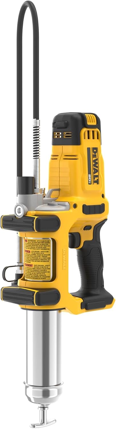 Dewalt Grease Gun 20V MAX Cordless 2 Speed Electric Grease Gun - Tool Only