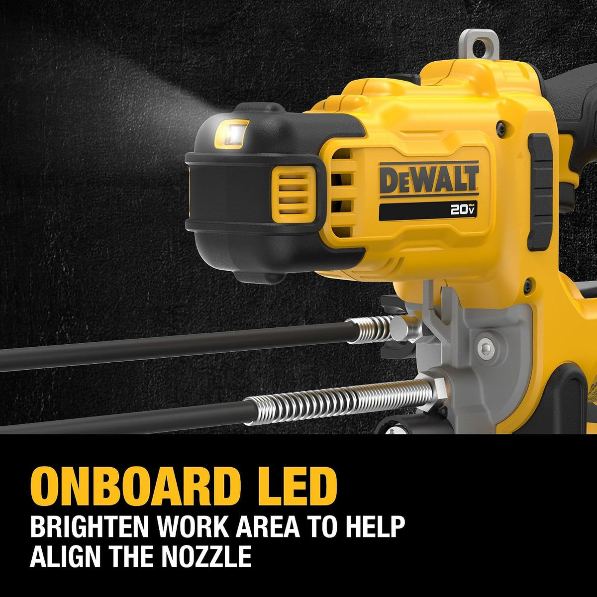 Dewalt Grease Gun 20V MAX Cordless 2 Speed Electric Grease Gun - Tool Only
