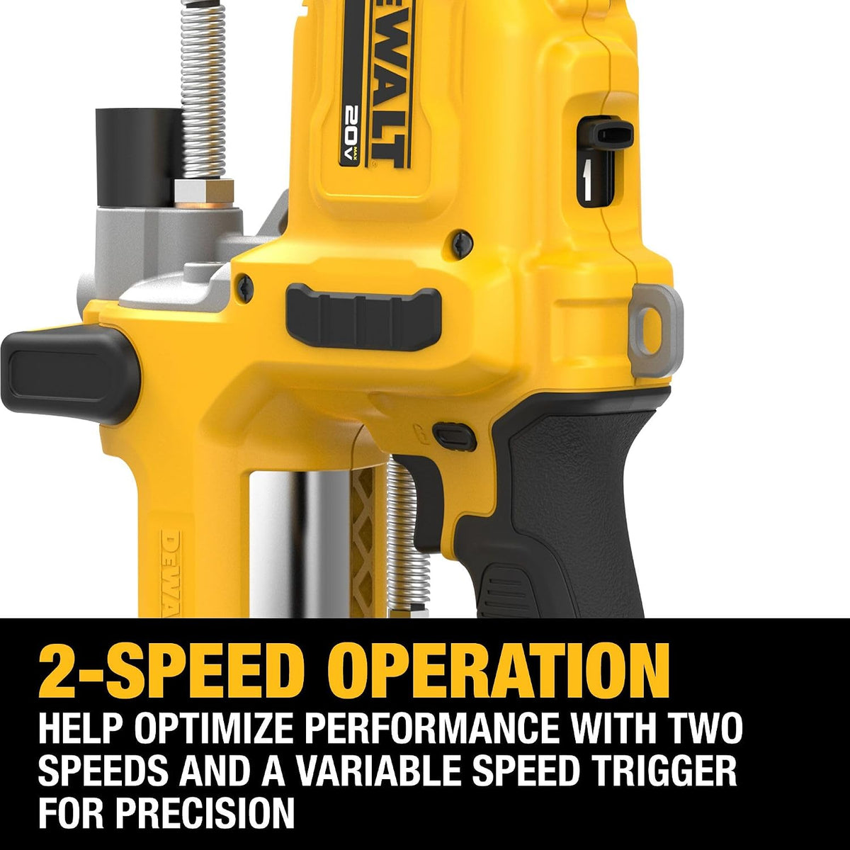 Dewalt Grease Gun 20V MAX Cordless 2 Speed Electric Grease Gun - Tool Only
