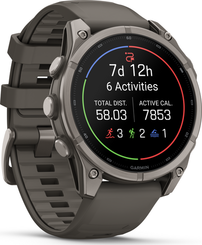 Garmin Fenix 9 47mm Titanium -  Pebble Gray