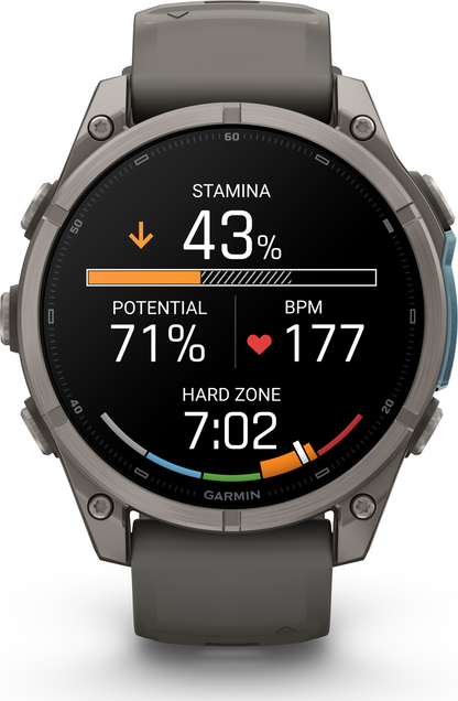 Garmin Fenix 9 47mm Titanium -  Pebble Gray
