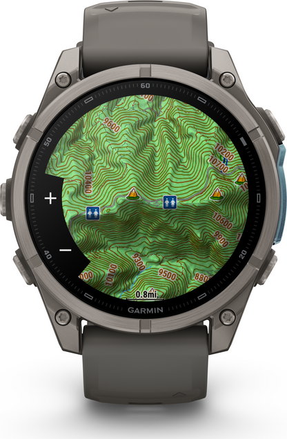 Garmin Fenix 9 47mm Titanium -  Pebble Gray