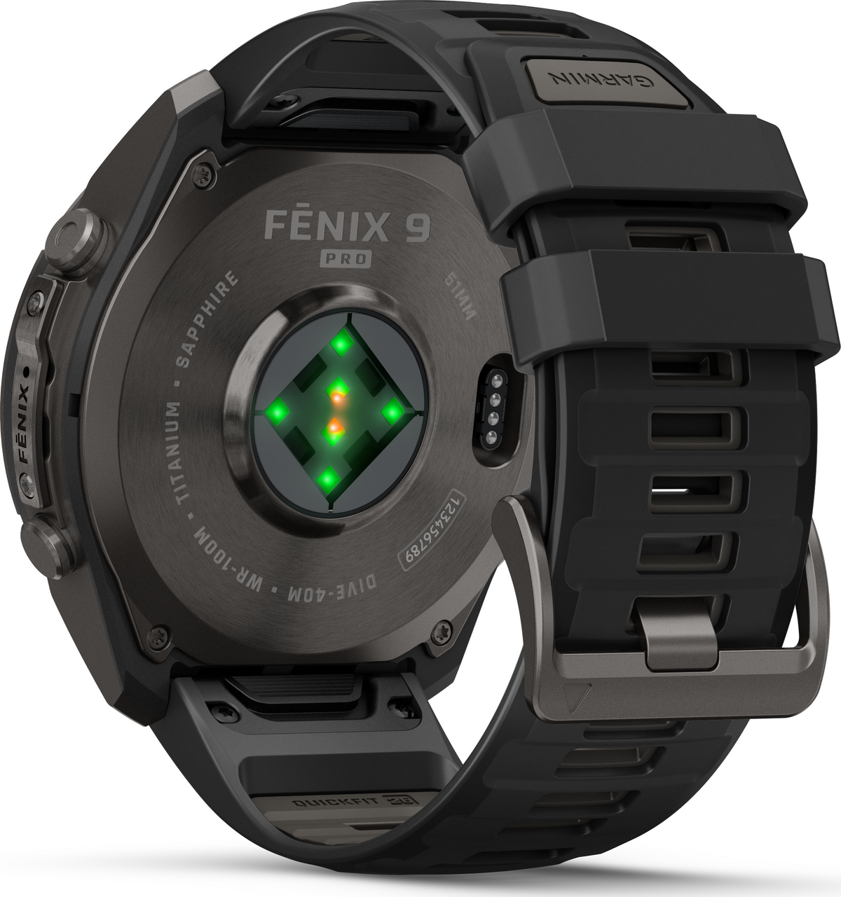 Garmin Fenix 9 Pro 51mm-Titanium - Carbon Gray