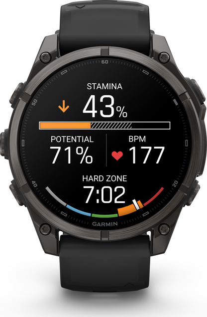 Garmin Fenix 9 47mm Titanium - Carbon Gray