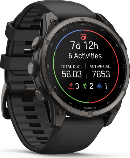 Garmin Fenix 9 47mm Titanium - Carbon Gray