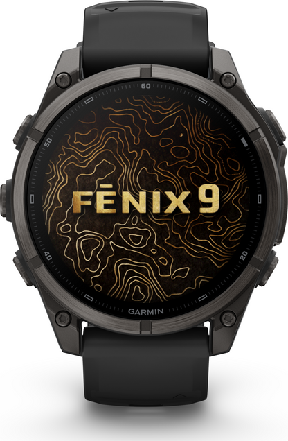 Garmin Fenix 9 47mm Titanium - Carbon Gray