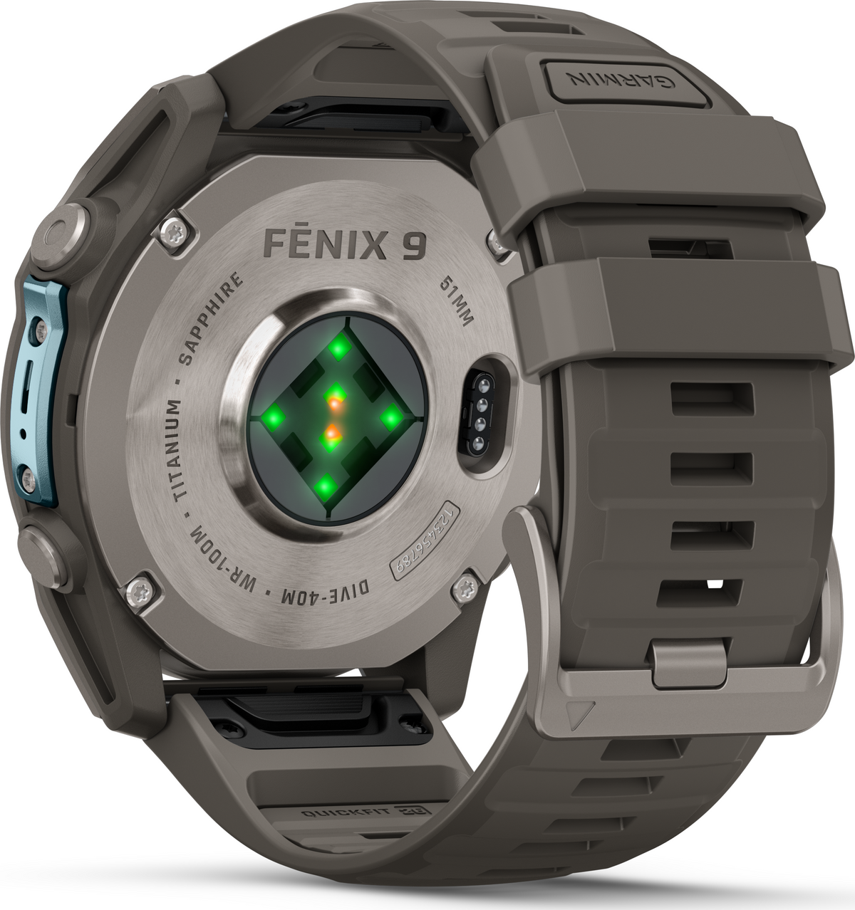 Garmin Fenix 9 51mm Titanium - Pebble Gray