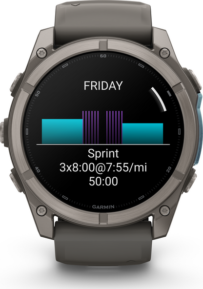 Garmin Fenix 9 51mm Titanium - Pebble Gray
