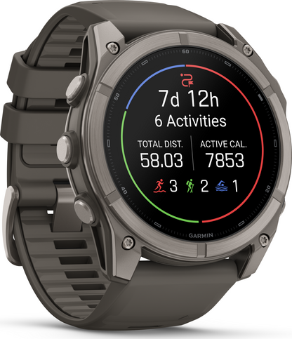 Garmin Fenix 9 51mm Titanium - Pebble Gray