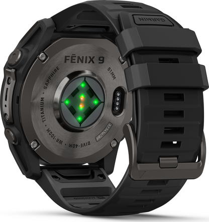 Garmin Fenix 9 51mm Titanium - Carbon Gray