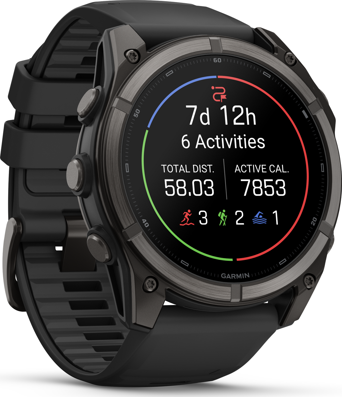 Garmin Fenix 9 51mm Titanium - Carbon Gray