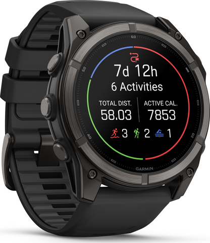 Garmin Fenix 9 51mm Titanium - Carbon Gray