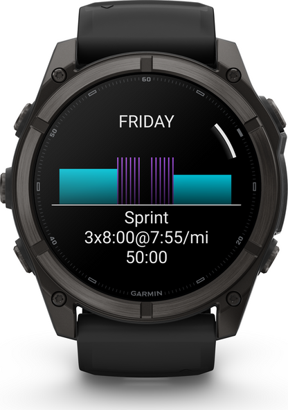 Garmin Fenix 9 51mm Titanium - Carbon Gray
