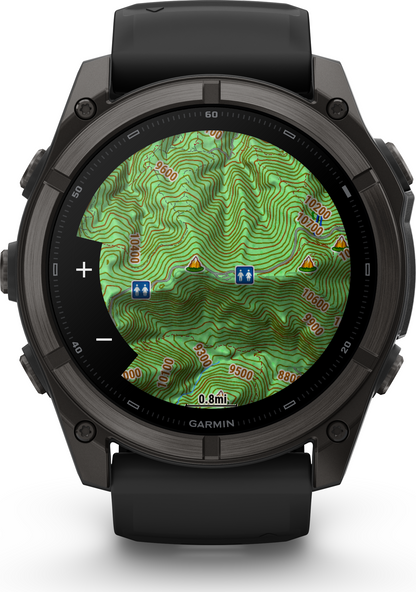 Garmin Fenix 9 51mm Titanium - Carbon Gray