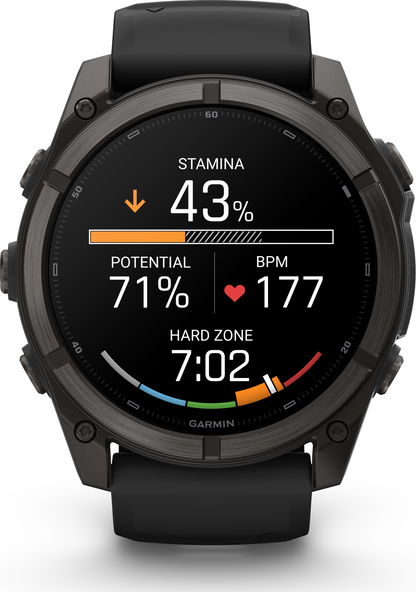 Garmin Fenix 9 51mm Titanium - Carbon Gray