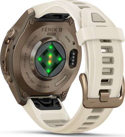 Garmin Fenix 9 Pro 43mm Titanium - Autumn Gold