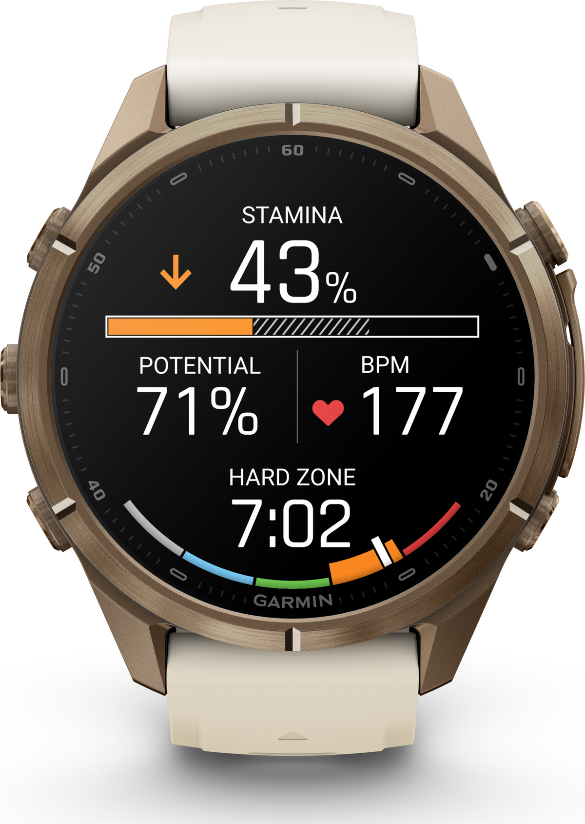Garmin Fenix 9 Pro 43mm Titanium - Autumn Gold
