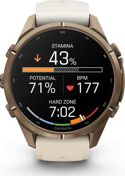 Garmin Fenix 9 Pro 43mm Titanium - Autumn Gold