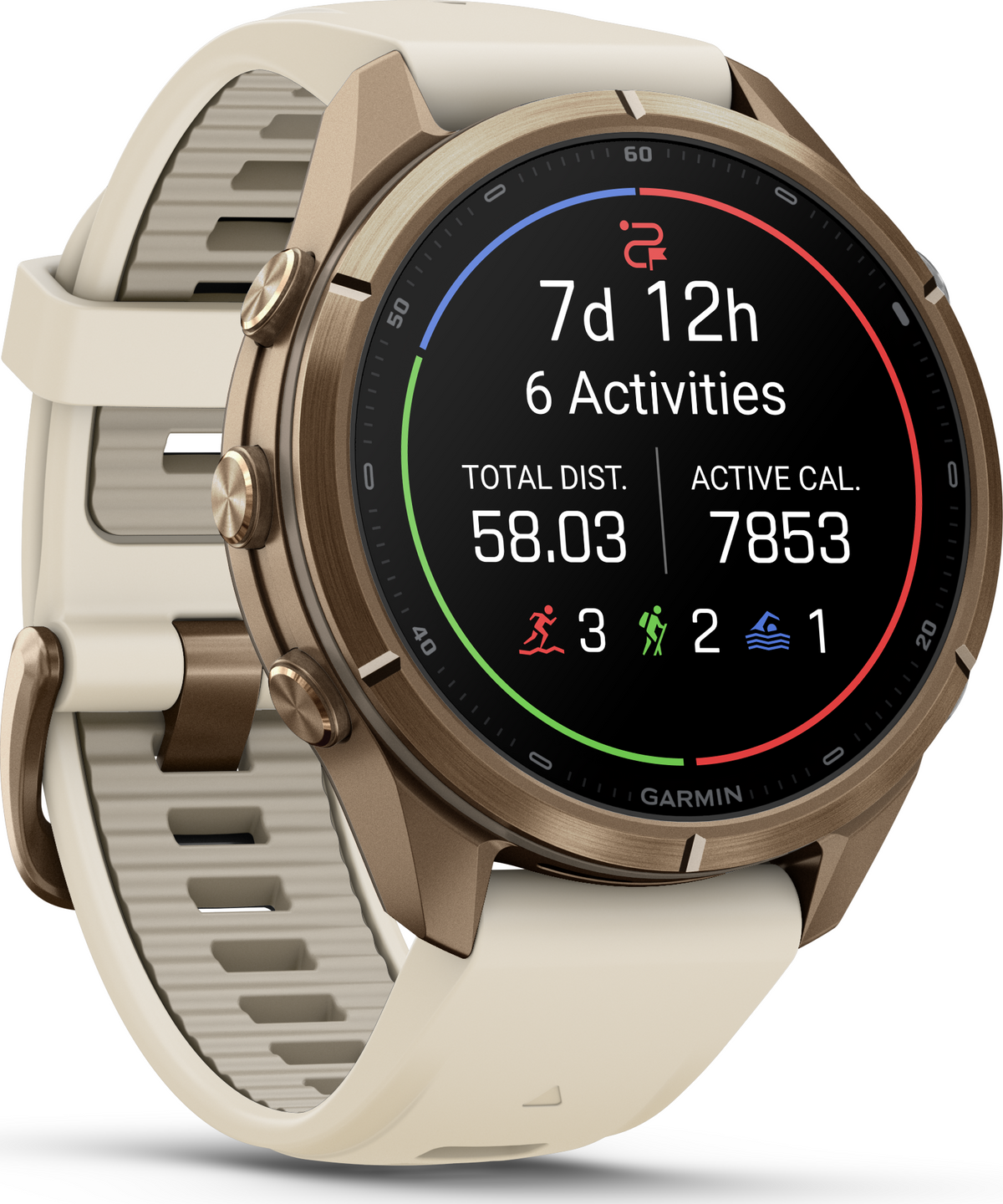 Garmin Fenix 9 Pro 43mm Titanium - Autumn Gold