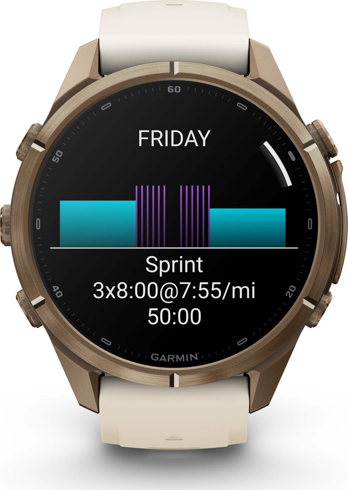 Garmin Fenix 9 Pro 43mm Titanium - Autumn Gold