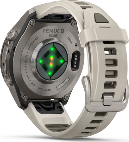 Garmin Fenix 9 Pro 43mm Titanium - Fog Gray