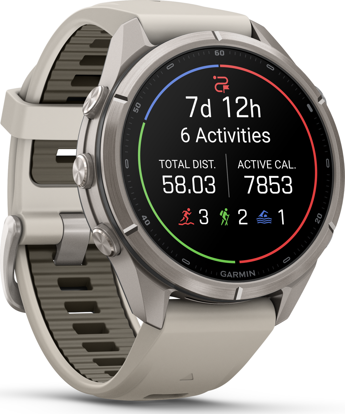 Garmin Fenix 9 Pro 43mm Titanium - Fog Gray