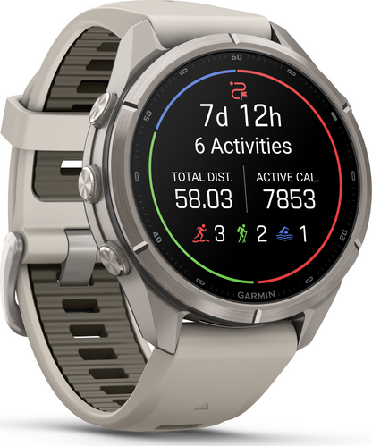 Garmin Fenix 9 Pro 43mm Titanium - Fog Gray