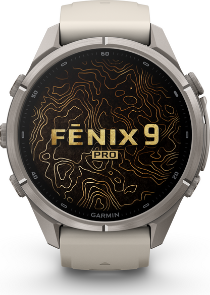 Garmin Fenix 9 Pro 43mm Titanium - Fog Gray
