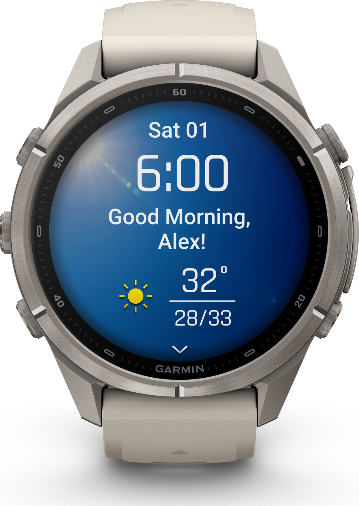 Garmin Fenix 9 Pro 43mm Titanium - Fog Gray