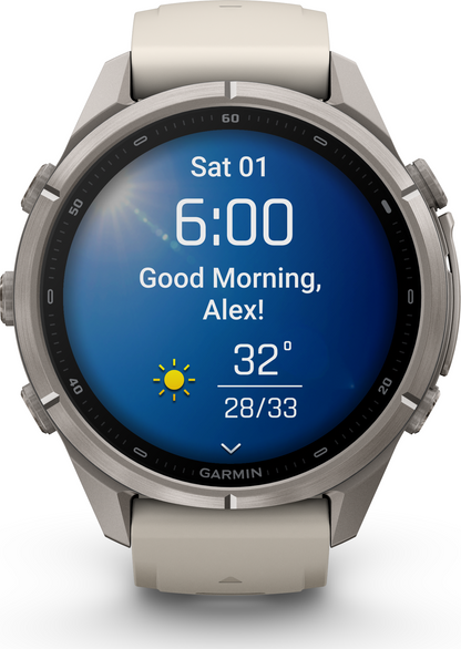 Garmin Fenix 9 Pro 43mm Titanium - Fog Gray