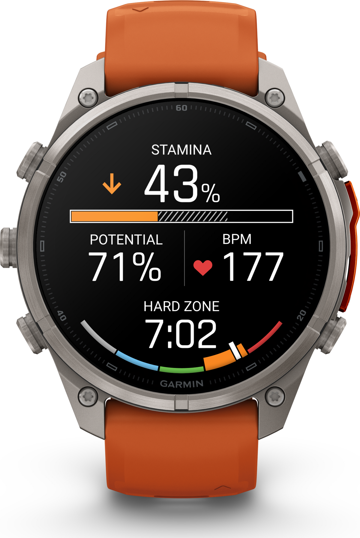 Garmin Fenix 9 Pro 47mm Titanium - Autumn Orange
