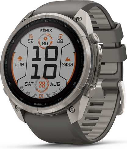Garmin Fenix 9 Pro Solar 51mm Titanium Pebble Gray