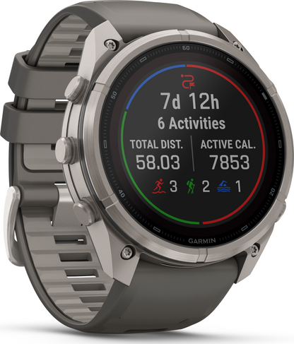 Garmin Fenix 9 Pro Solar 51mm Titanium Pebble Gray