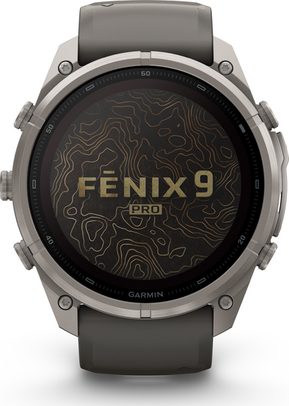 Garmin Fenix 9 Pro Solar 51mm Titanium Pebble Gray